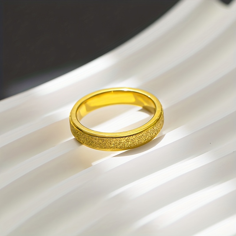 4mm Frosted Wedding Ring